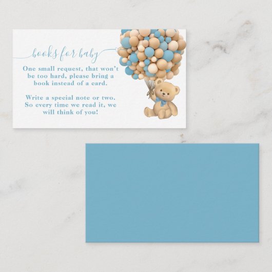 Barly Wait Boho Balloon Neutraal Baby shower Boek Informatiekaartje (Voorkant / Achterkant)
