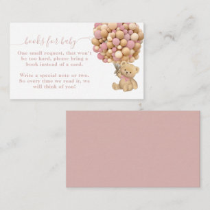 Barly Wait Boho Balloon Neutraal Baby shower Boek Informatiekaartje