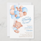 Barly Wait Boy Baby shower Kaart (Voorkant)