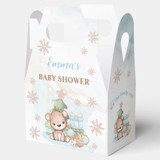 Barly Wait Christmas Boy Baby shower Favor Box Bedankdoosjes (Geopend)