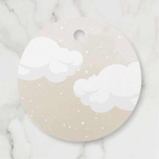 Barly Wait Dusty Blue Teddy Bear Bedankjes Labels (Achterkant)