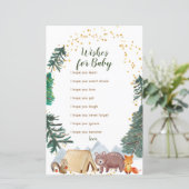 Barly Wait Happy Camper Wishes for Baby Card (Staand voorkant)