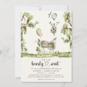 Barly Wait Heart Gender Reopenbaart Party Kaart (Voorkant)