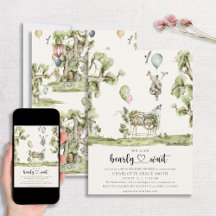 Barly Wait Heart Sip & See Girl Baby shower