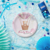 Barly Wait Hete Luchtballon Baby shower Papieren Bordje (Feest)