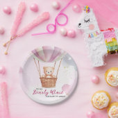 Barly Wait Hete Luchtballon Baby shower Papieren Bordje (Feest)