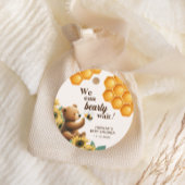 Barly Wait Honey Bee Baby shower Bedankjes Labels