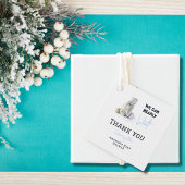 Barly Wait Polar Beer Blue Boy Winter Baby shower Bedankjes Labels