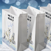 Barly Wait Polar Beer Blue Boy Winter Baby shower Medium Cadeauzakje