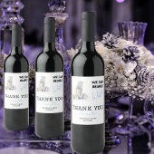 Barly Wait Polar Beer Blue Boy Winter Baby shower Wijn Etiket