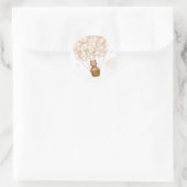 Barly Wait Teddy Bear Baby shower Favor Ronde Sticker (Tas)