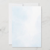 Barly Wait Teddy Bear Balloon Boy Baby shower Kaart (Achterkant)