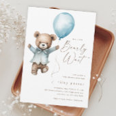 Barly Wait Teddy Bear Boys Baby shower
