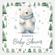 Barly Wait Teddy Bear Winter Baby shower