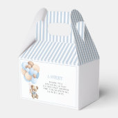 Barly wait teddy beer baby jongen douche gunst doo bedankdoosjes (Achterkant)