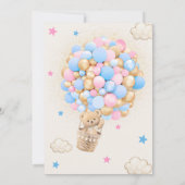 Barly Wait Teddy Beer Balloons Geslacht onthullen Kaart (Achterkant)