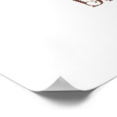 Barly wait teddy groen baby shower welkomstbord poster (Hoek)