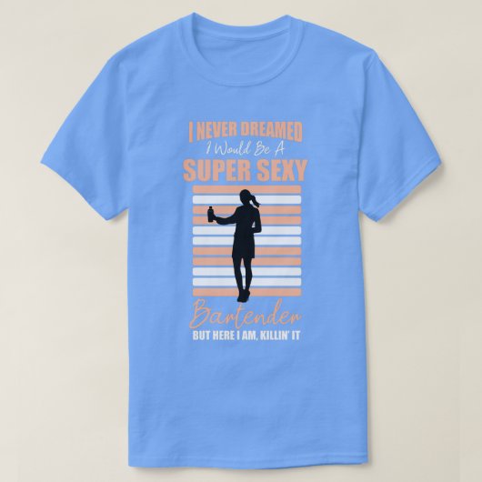 Barman Bar Bartender Pub Flirting Dating 3 T-shirt (Design voorkant)