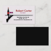 Barman / Bar / Waitress / Cocktail-wijnkaart Visitekaartje (Voorkant / Achterkant)