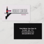 Barman Bar Waitress Cocktail Winery Wine Sommelier Visitekaartje (Voorkant / Achterkant)