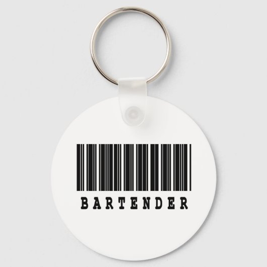 barman barcode ontwerp sleutelhanger (Voorkant)