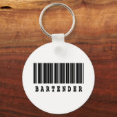 barman barcode ontwerp sleutelhanger (Voorkant)
