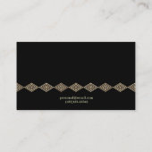 Barman/Eigenaar Bar Visitekaartje (Achterkant)