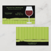 Barman/Eigenaar Bar Visitekaartje (Voorkant / Achterkant)