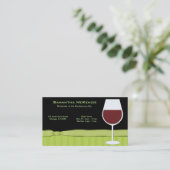 Barman/Eigenaar Bar Visitekaartje (Staand voorkant)