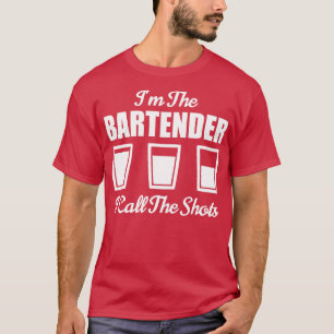 Barman In de Bartender noem ik de Shots Bar Ni T-shirt