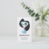 barman martini glass_zwart visitekaartje (Staand voorkant)