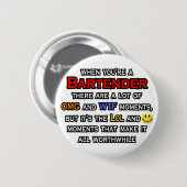 Barman... OMG WTF LOL Ronde Button 5,7 Cm (Voorkant /achterkant)