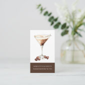 Barman te huur Espresso Martini Cocktail Visitekaartje (Staand voorkant)