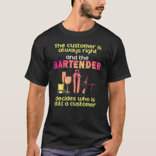 Barman voor Barista Bartending T-shirt