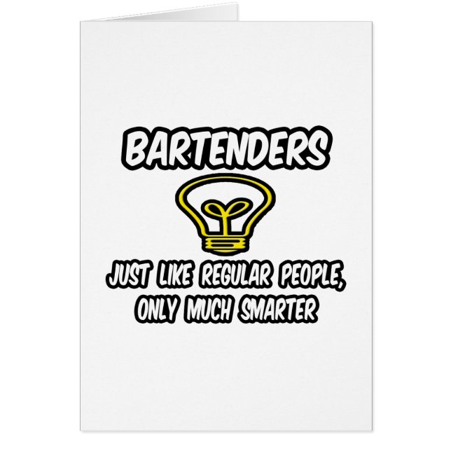 Barmannen...zoals gewone mensen, alleen slimmer (Voorkant)