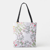 Barmhartigheid En Genade Witte Bloemen Tote Bag (Achterkant)