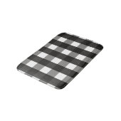 BARMHOUSE BLACK EN WHITE GINGHAM CHECK BADMAT (Gekanteld)