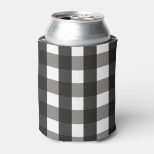 BARMHOUSE BLACK EN WHITE GINGHAM CHECK BLIKJESKOELER