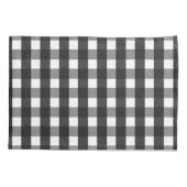 BARMHOUSE BLACK EN WHITE GINGHAM CHECK KUSSENSLOOP (Achterkant-Links)