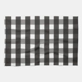 BARMHOUSE BLACK EN WHITE GINGHAM CHECK THEEDOEK (Horizontaal)
