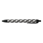 BARMHOUSE BLACK EN WHITE GINGHAM CHECK ZWARTE INKT PEN (Bodem)