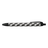 BARMHOUSE BLACK EN WHITE GINGHAM CHECK ZWARTE INKT PEN (Bovenkant)