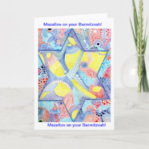 Barmitzvah-kaart Kaart