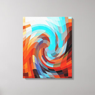 BARN ABSTRACT CANVAS AFDRUK