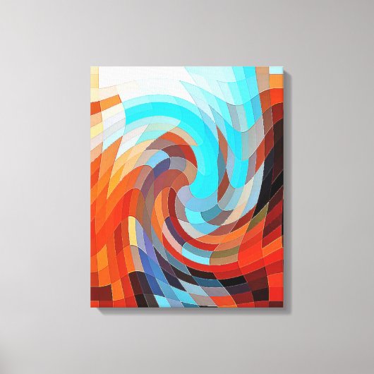 BARN ABSTRACT CANVAS AFDRUK (Voorkant)