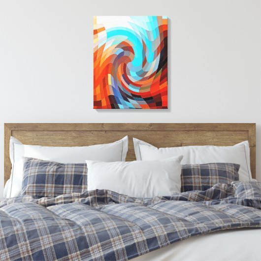 BARN ABSTRACT CANVAS AFDRUK (Insitu (Slaapkamer))