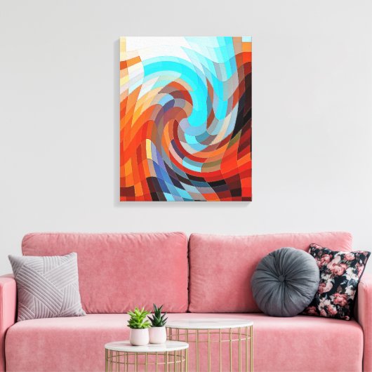 BARN ABSTRACT CANVAS AFDRUK (Insitu (Woonkamer))