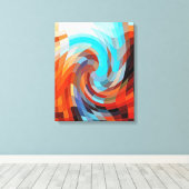 BARN ABSTRACT CANVAS AFDRUK (Insitu (Houten vloer))