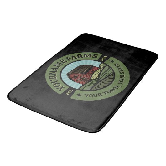  Barn ADD NAAM Land Boerderij Crops Farmer Badmat (Gekanteld)