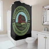 Barn ADD NAAM Land Boerderij Crops Farmer Douchegordijn (In situ)